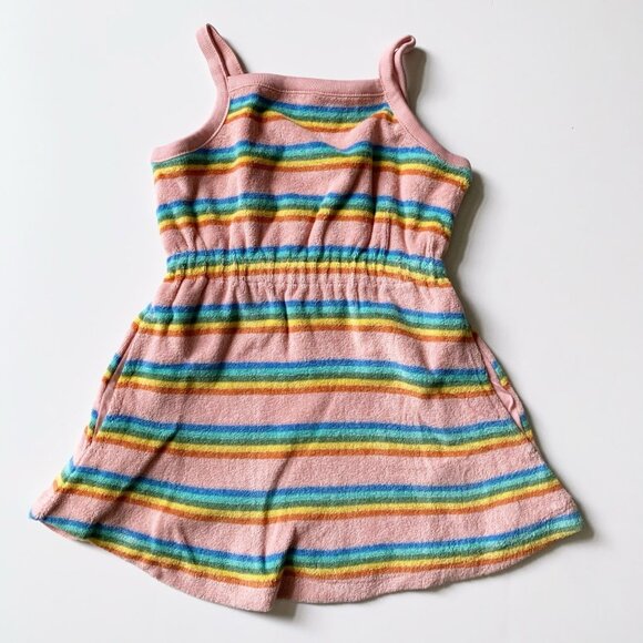 Hanna Andersson Other - Hanna Andersson Girl Loop Terry Sleeveless Dress with Pockets 2T 2 years 85 Cm